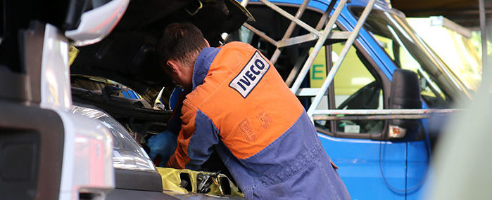 Iveco van servicing
